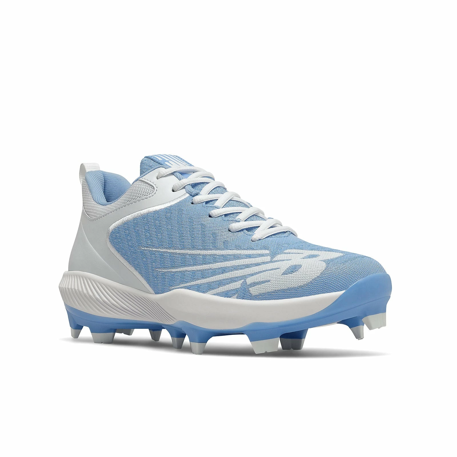 New Balance FuelCell PL4040v6 TPU Molded Cleats Low-Cut - Team Carolina White 4 New Balance FuelCell PL4040v6 TPU Molded Cleats Low-Cut - Team Carolina White - Image 2