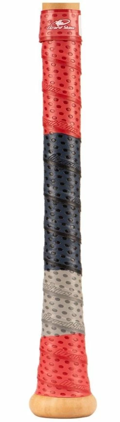 Lizard Skins 1.1mm Bat Grip Guardian Quad Color - Red Black