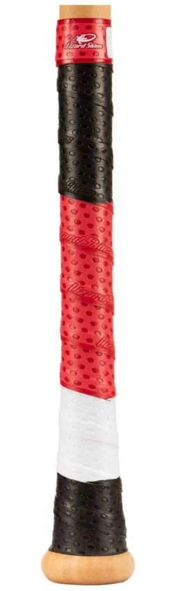 Lizard Skins 1.1mm Bat Grip Blazer Quad Color - Black Red