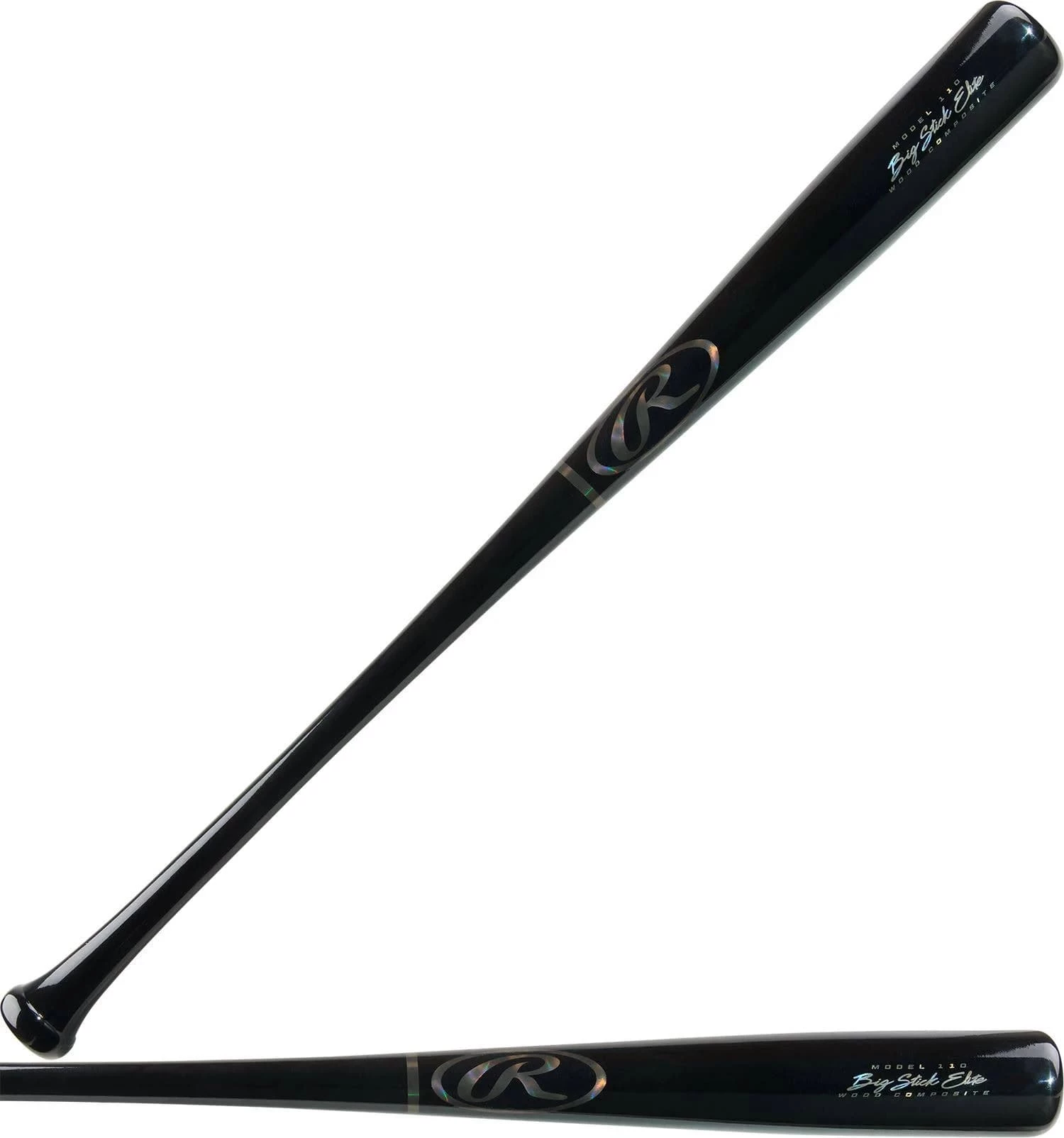 Rawlings 2021 Big Stick Elite 110 Composite Wood Bat - Black 3 Rawlings 2021 Big Stick Elite 110 Composite Wood Bat - Black