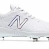 New Balance SMFUSEv1 Fastpitch Metal Cleat Low-Cut - White -Rawlings Shop smfusew1 nb 02 i