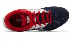 New Balance SMVELOv1 Fastpitch Metal Cleat Low-Cut - White Navy Red -Rawlings Shop smveloa1 nb 04 i