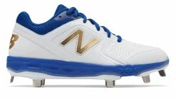 New Balance SMVELOv1 Fastpitch Metal Cleat Low-Cut - White Royal
