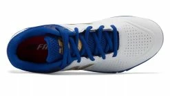 New Balance SMVELOv1 Fastpitch Metal Cleat Low-Cut - White Royal -Rawlings Shop smvelob1 nb 04 i