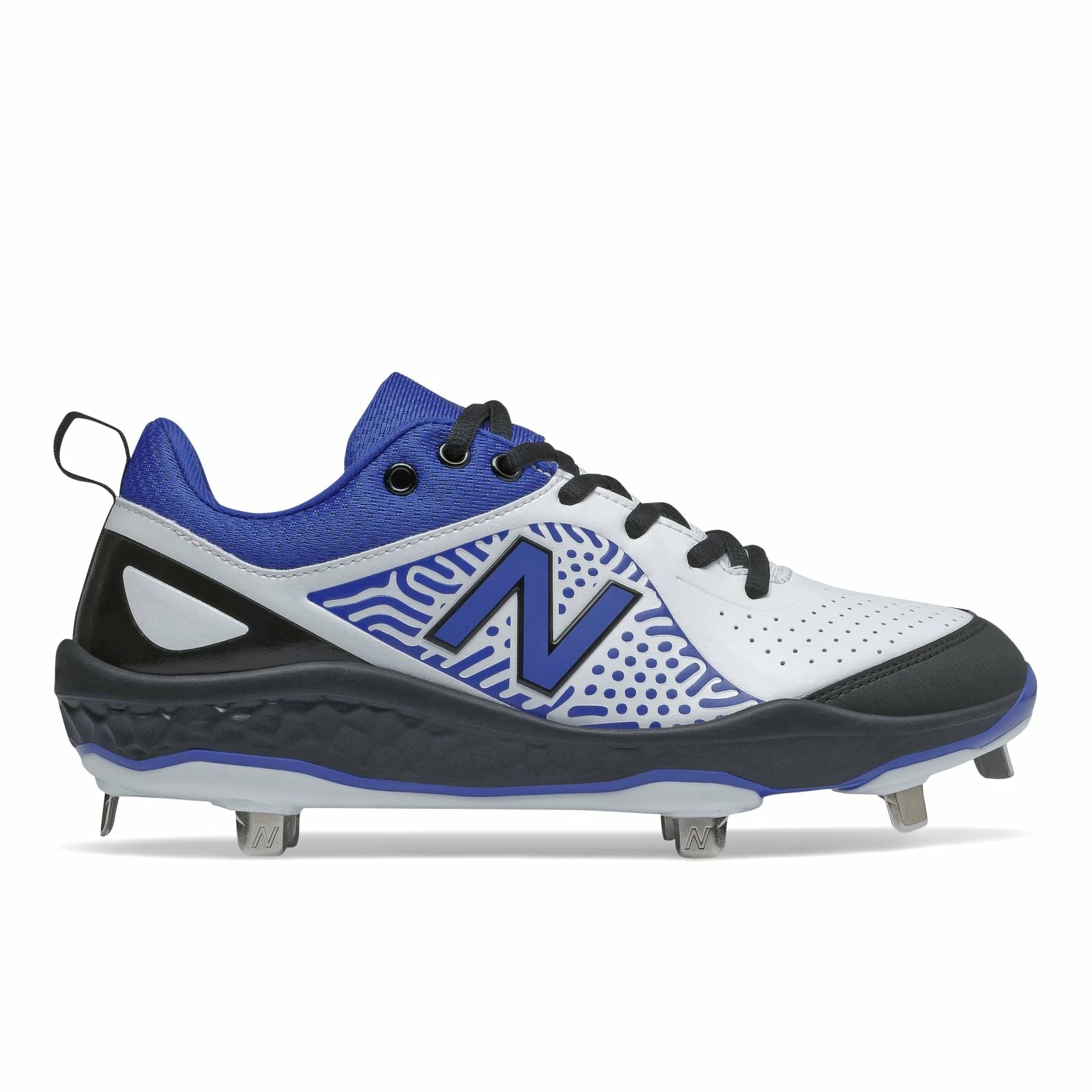 New Balance Velo2 Fresh Foam Metal Cleat Low-Cut - Black Royal 4 New Balance Velo2 Fresh Foam Metal Cleat Low-Cut - Black Royal - Image 2