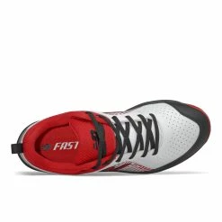 New Balance Velo2 Fresh Foam Metal Cleat Low-Cut - Black Red White 9 New Balance Velo2 Fresh Foam Metal Cleat Low-Cut - Black Red White -Rawlings Shop smvelobr nb 04 i