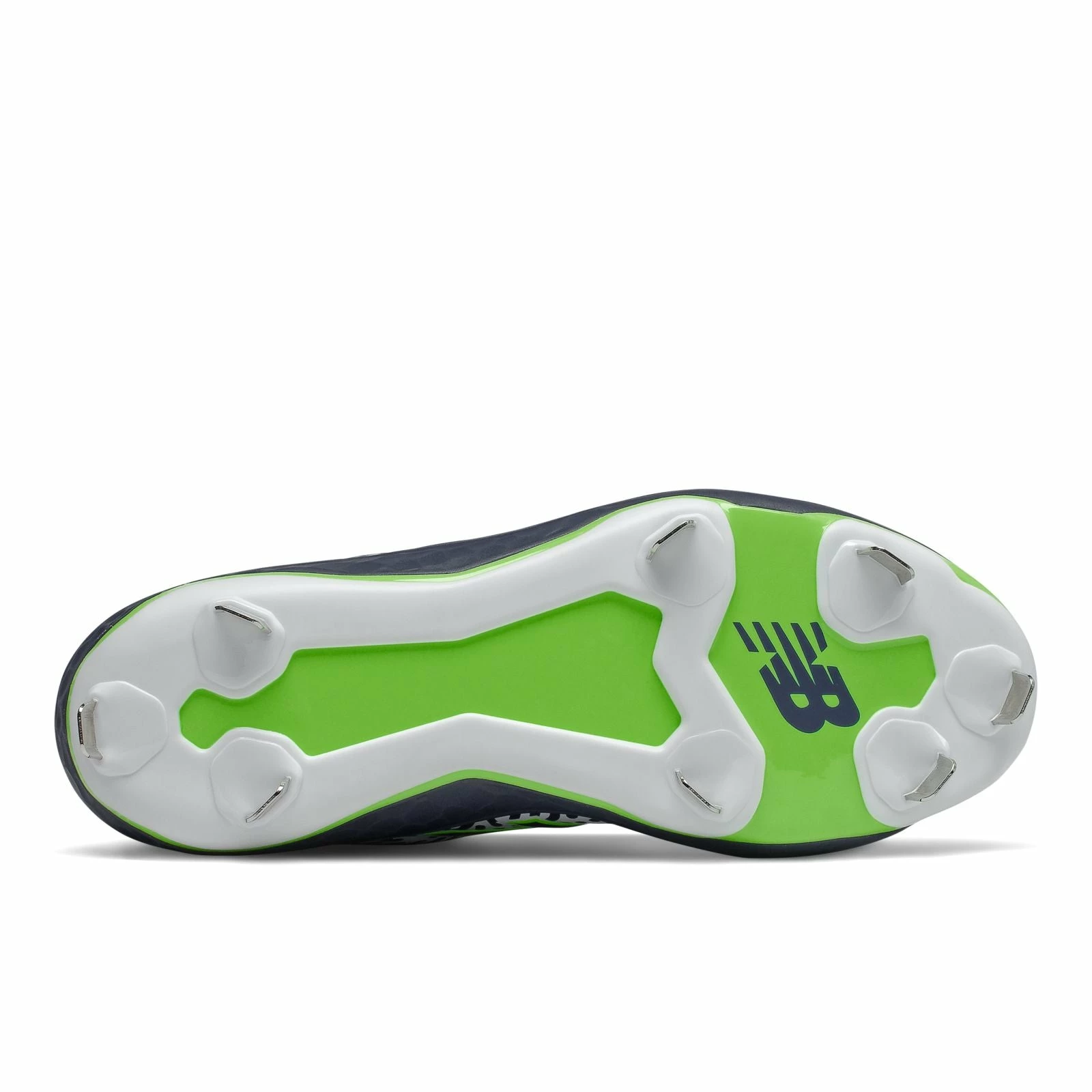 New Balance Velo2 Fresh Foam Metal Cleat Low-Cut - Navy Lime 5 New Balance Velo2 Fresh Foam Metal Cleat Low-Cut - Navy Lime - Image 3
