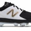 New Balance SPVELOv1 Fastpitch TPU Molded Cleat Low-Cut - White Black -Rawlings Shop spvelok1 nb 02 i