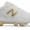 New Balance SPVELOv1 Fastpitch TPU Molded Cleat Low-Cut - White Gold -Rawlings Shop spvelox1 nb 02 i