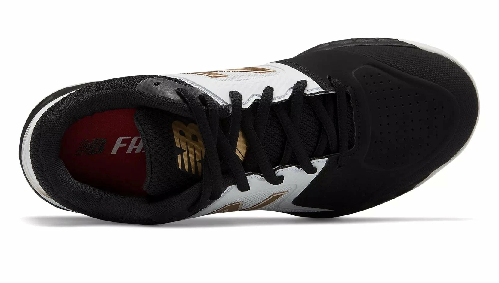 New Balance STVELOv1 Fastpitch Fresh Foam Turf Shoe - White Black 6 New Balance STVELOv1 Fastpitch Fresh Foam Turf Shoe - White Black - Image 4