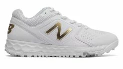New Balance STVELOv1 Fastpitch Fresh Foam Turf Shoe - White
