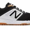 New Balance 3000v4 Fresh Foam Turf Baseball Shoe - Black White