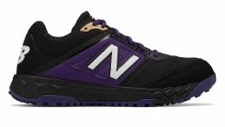 New Balance 3000v4 Fresh Foam Turf Baseball Shoe - Black Purple