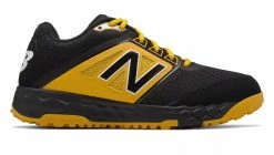 New Balance 3000v4 Fresh Foam Turf Baseball Shoe - Black Yellow
