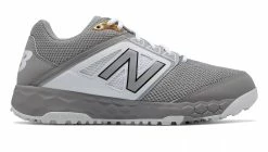 New Balance 3000v4 Fresh Foam Turf Baseball Shoe - Gray White