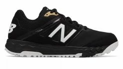 New Balance 3000v5 Fresh Foam Turf Baseball Shoe - Black White