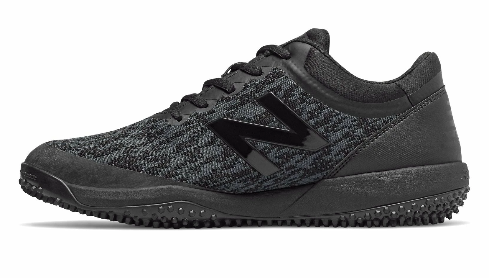 New Balance T4040v5 Turf Synthetic Mesh Shoes - Black 4 New Balance T4040v5 Turf Synthetic Mesh Shoes - Black - Image 2