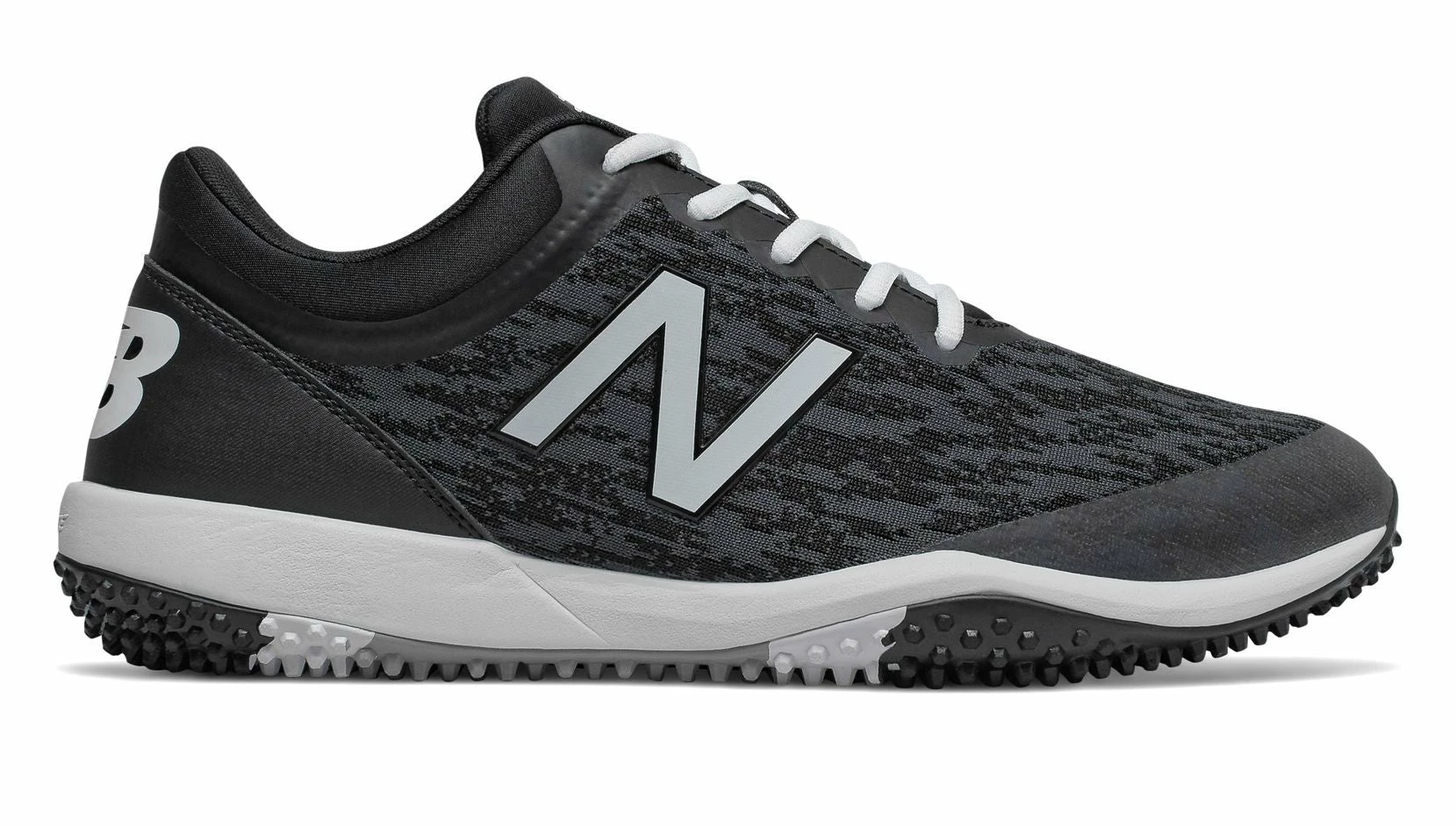 New Balance T4040v5 Turf Synthetic Mesh Shoes - Triple Black 3 New Balance T4040v5 Turf Synthetic Mesh Shoes - Triple Black