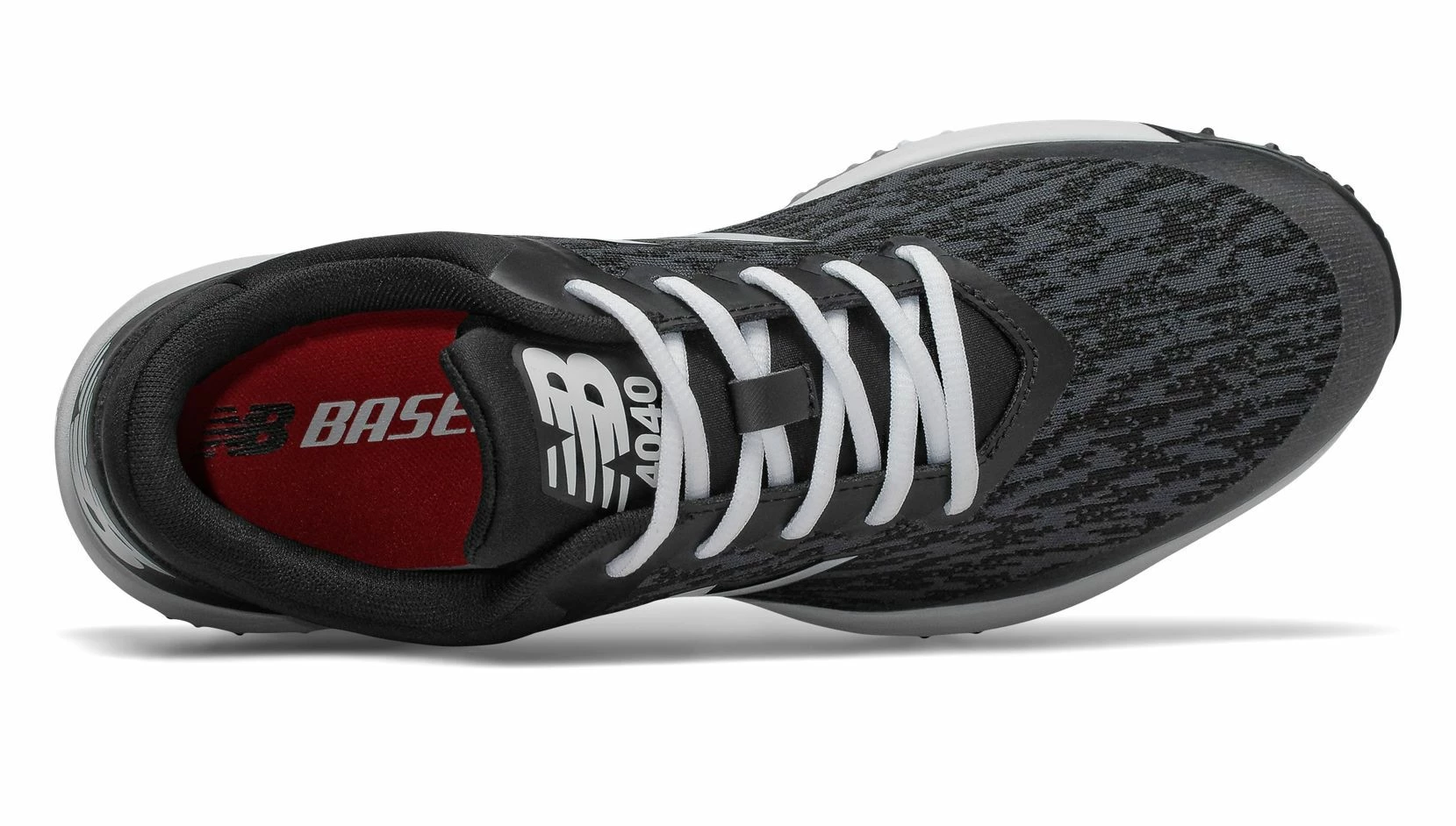 New Balance T4040v5 Turf Synthetic Mesh Shoes - Triple Black 6 New Balance T4040v5 Turf Synthetic Mesh Shoes - Triple Black - Image 4