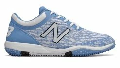 New Balance T4040v5 Turf Synthetic Mesh Shoes - Columbia Blue White
