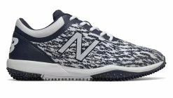 New Balance T4040v5 Turf Synthetic Mesh Shoes - Navy White