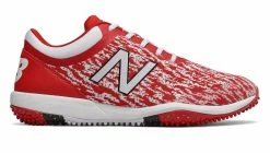 New Balance T4040v5 Turf Synthetic Mesh Shoes - Red White