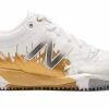 New Balance T4040v5 Turf Playoff Pack Synthetic Mesh Shoes - White Gold -Rawlings Shop ts4040c5 nb 02 i