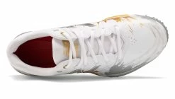 New Balance T4040v5 Turf Playoff Pack Synthetic Mesh Shoes - White Gold -Rawlings Shop ts4040c5 nb 04 i