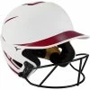 Mizuno F6 With FP Mask Matte 2Tone - White Cardinal -Rawlings Shop z whitecardinal v